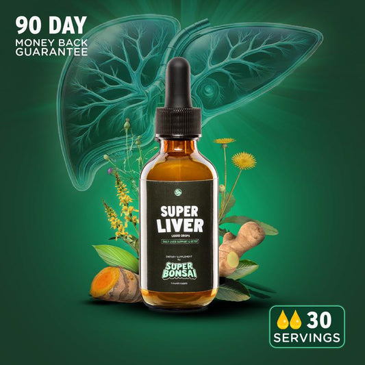 SuperBonsai Super Liver - Natural Ingredients with Milk Thistle and Dandelion Root